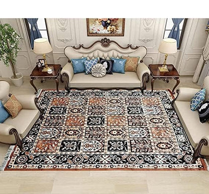 Traditional Patchwork Multicolor Area Rug