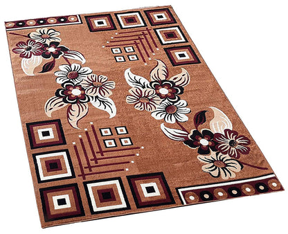 Floral Geometric Multicolor Area Rug
