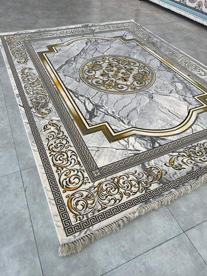 Royal Persian Carpet – Marble Texture Edition