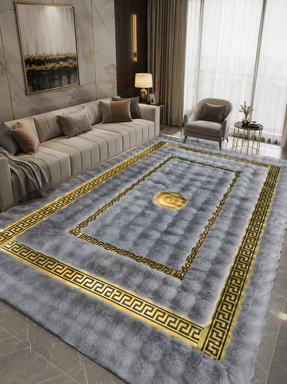 Aurelios Imperial Grey Gold Rug