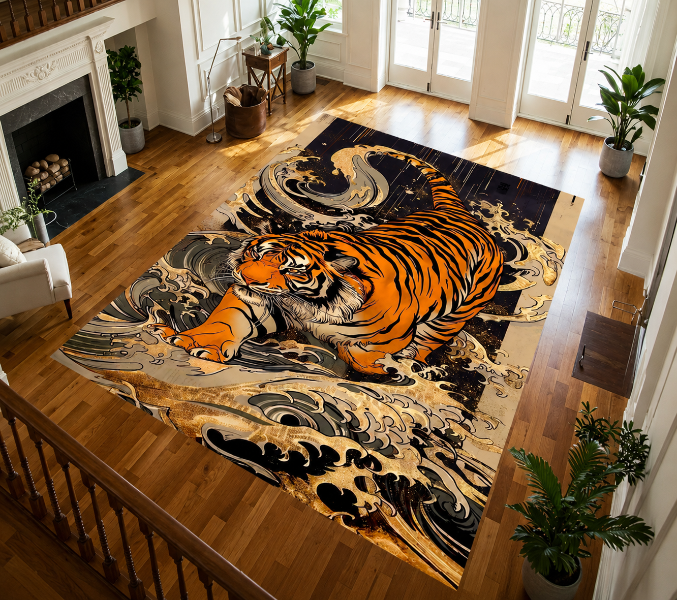 Royal Tiger Luxury Rug