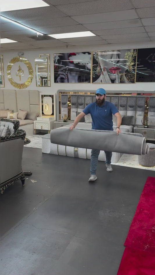 Aurelios Imperial Grey Gold Rug